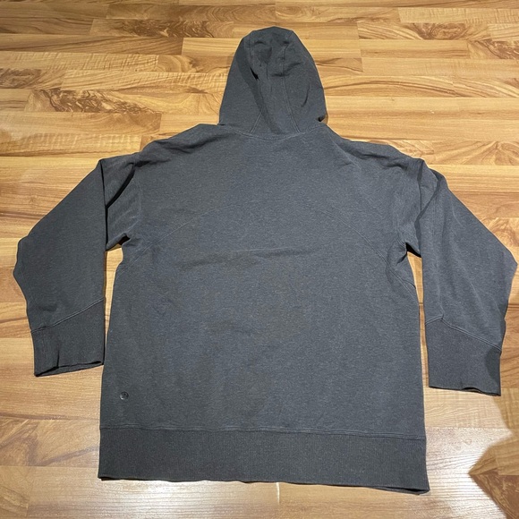 Lululemon Ready to Roll Hoodie Heathered Black Size 8 - Picture 13 of 14
